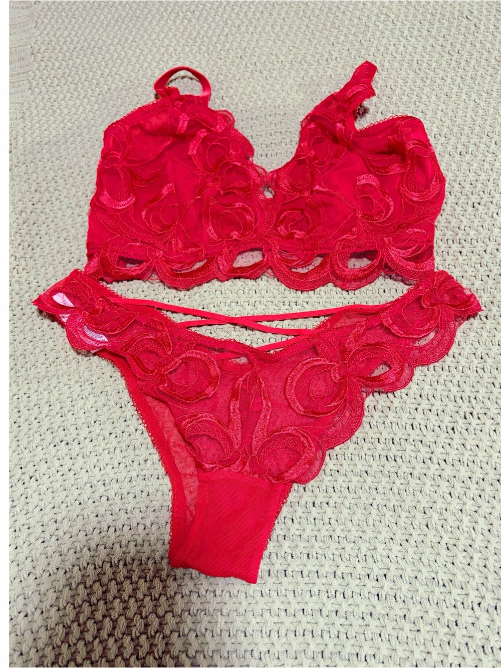 Victoria Secret Red set